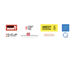 UK-based Civil Society Groups call on the Government to immediately halt arms transfers to the Government of Israel